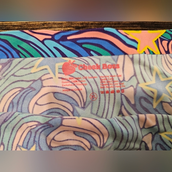 Cheek Boss No Show Cheekies panties - size XL. Color - Star Swirl - Picture 2 of 8